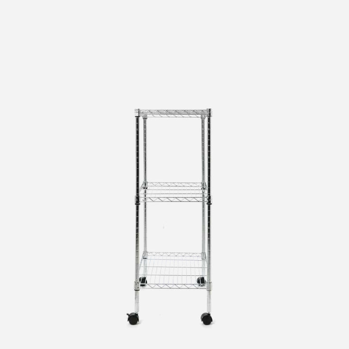 Home Gallery 3-Tier Adjustable Mobile Shelf