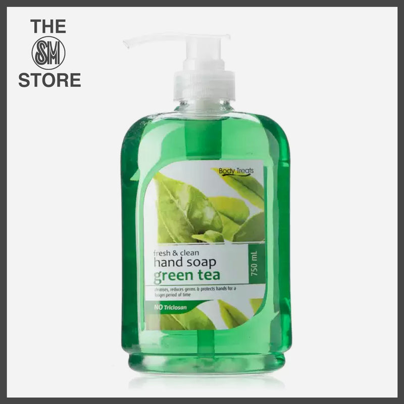 Body Treats Fresh and Clean Green Tea Hand Soap 750ml