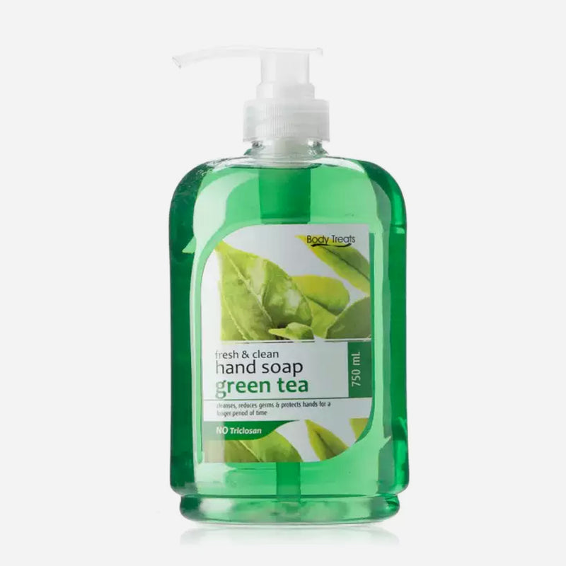 Body Treats Fresh and Clean Green Tea Hand Soap 750ml