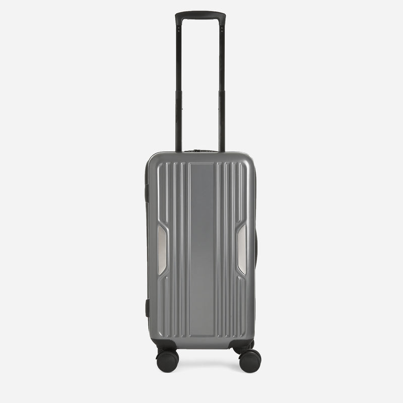 Travel Basic Faxon 20-Inch Hard Case Luggage in Gray