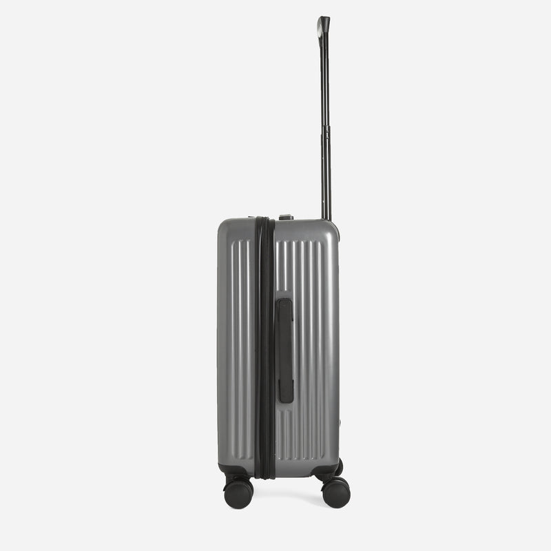 Travel Basic Faxon 20-Inch Hard Case Luggage in Gray