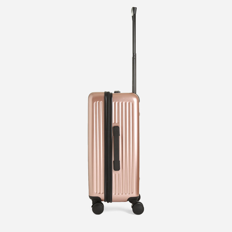 Travel Basic Faxon 20-Inch Hard Case Luggage in Rose Gold