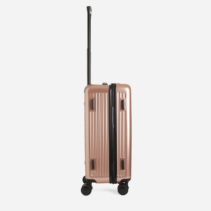 Travel Basic Faxon 20-Inch Hard Case Luggage in Rose Gold