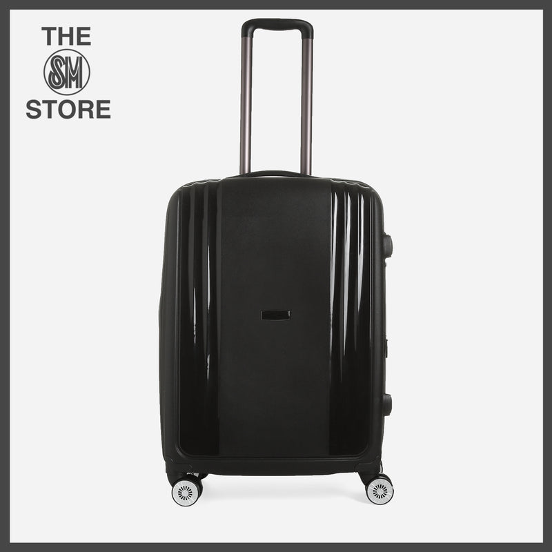 Travel Basic Flint 24-Inch Hard Case Luggage in Black