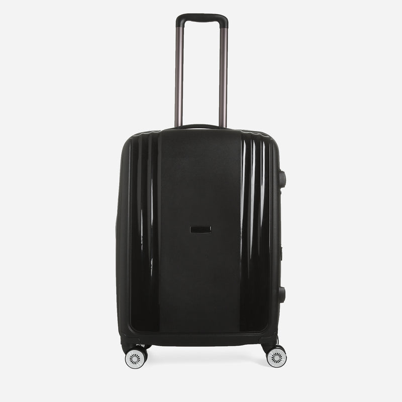 Travel Basic Flint 24-Inch Hard Case Luggage in Black