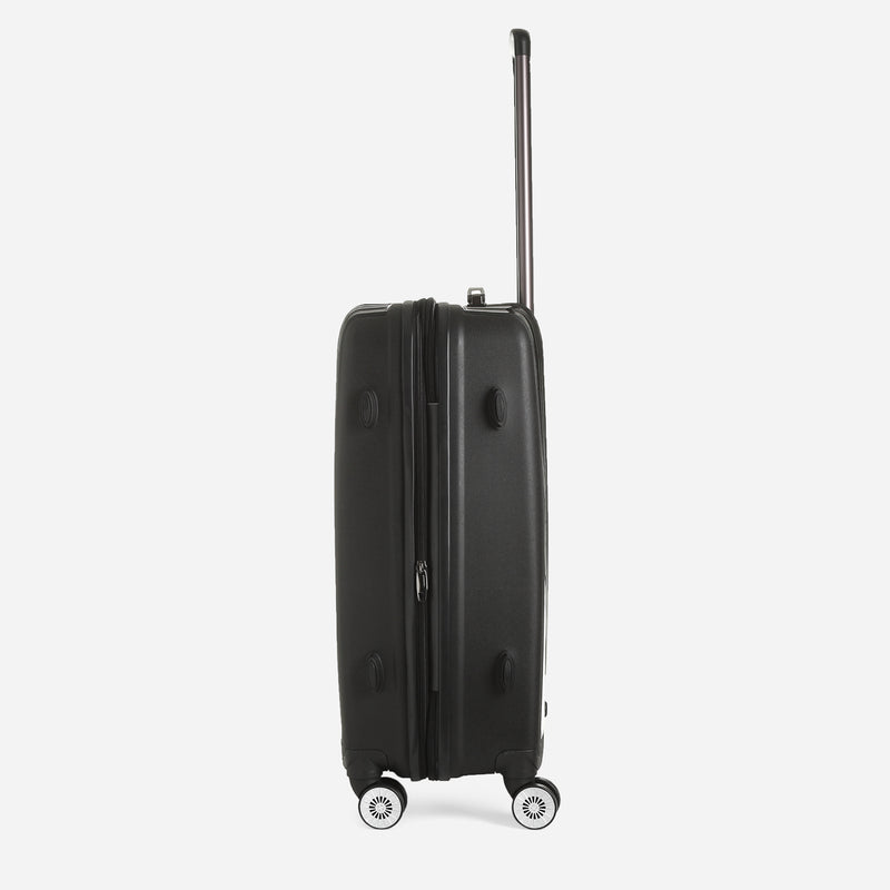 Travel Basic Flint 24-Inch Hard Case Luggage in Black