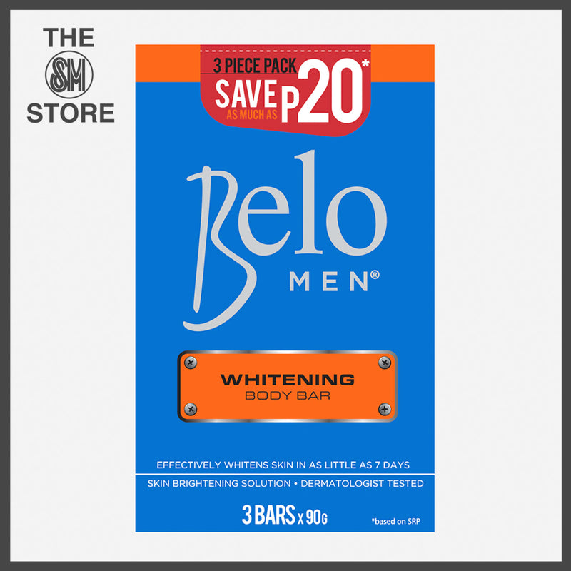 Belo Men 3-Pack Whitening Body Bar 90g