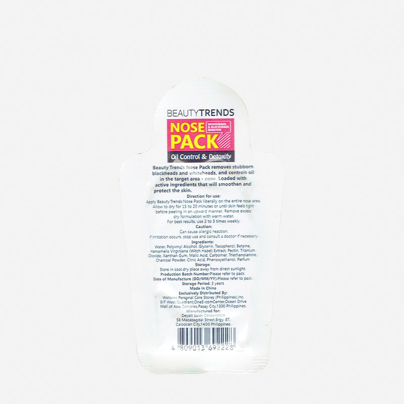 Beautytrends Nose Pack 5g _ Oil Control and Detoxify