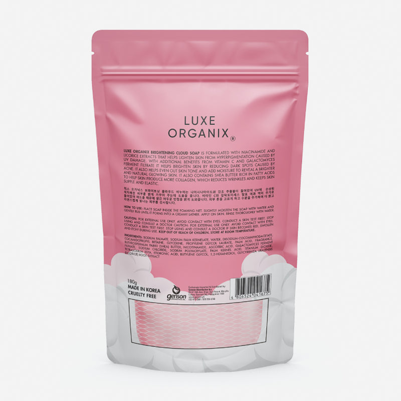 Luxe Organix Niacinamide Brightening Cloud Soap 180g