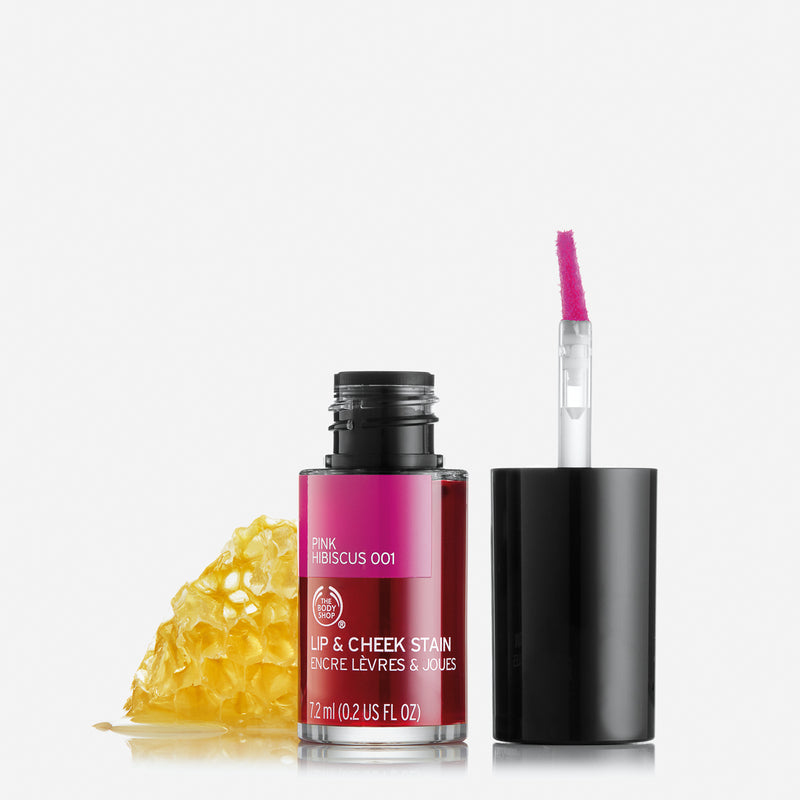 The Body Shop Lip and Cheek Stain Pink Hibiscus 001 7.2 mL