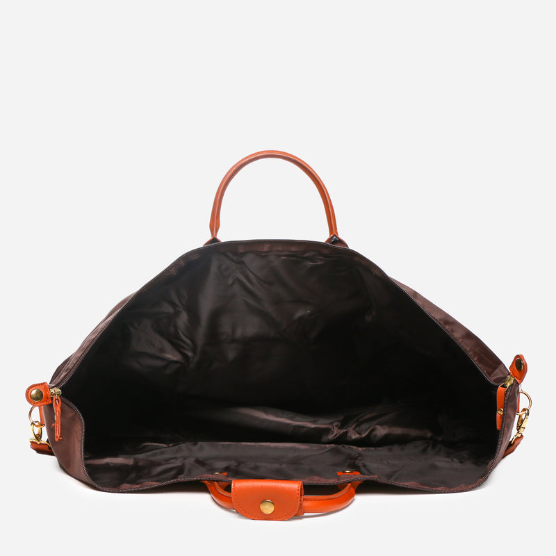 Travel Basic Drew Duffel Bag in Brown