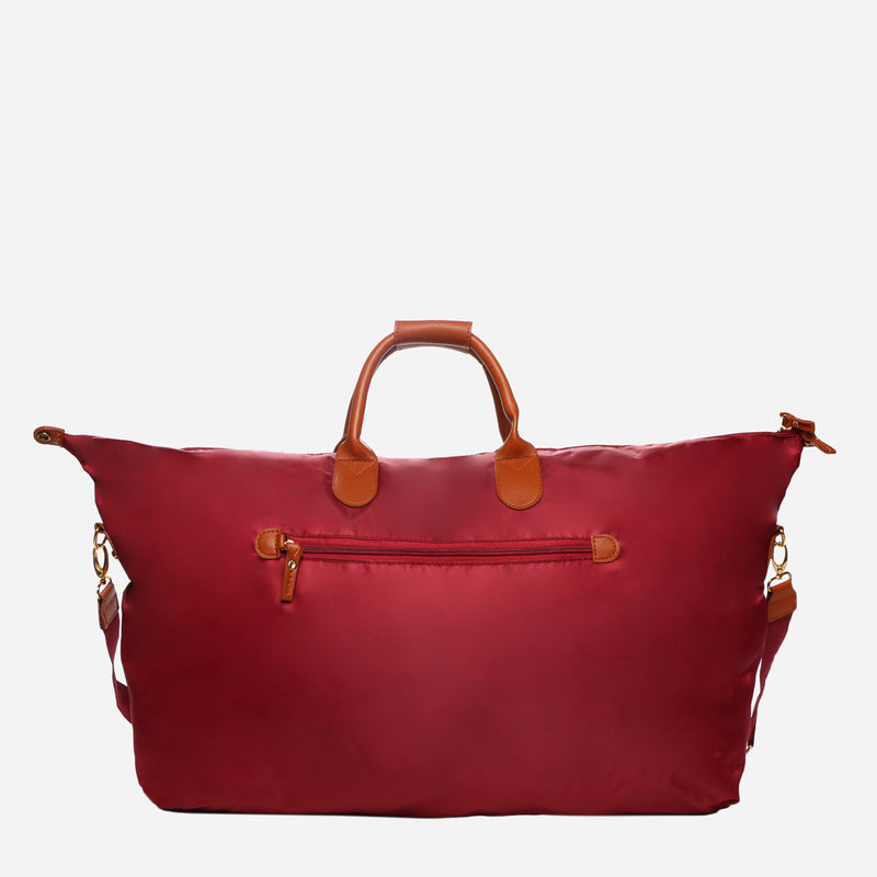 Travel Basic Drew Duffel Bag in Maroon