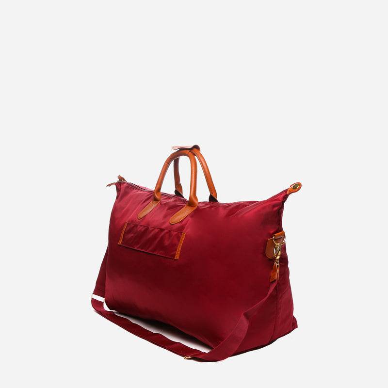 Travel Basic Drew Duffel Bag in Maroon