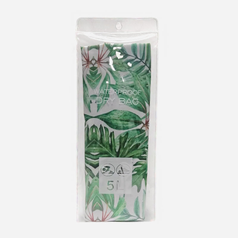 Travel Basic Waterproof Leaf Print Dry Bag