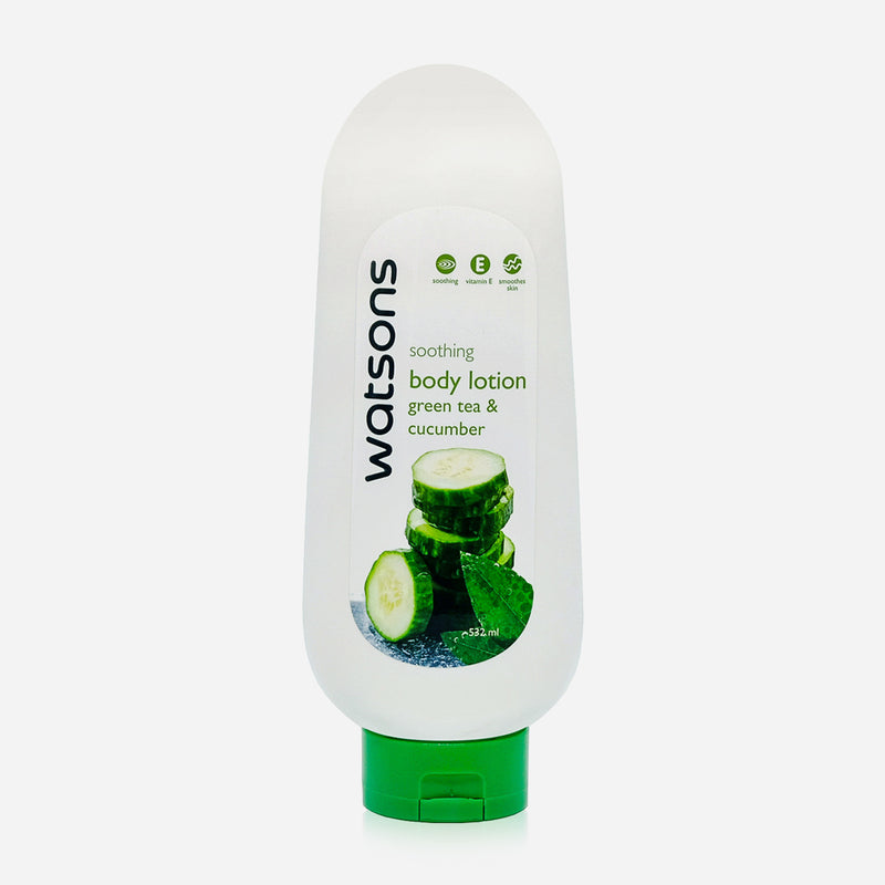 Watsons Soothing Body Lotion 532ml _ Green Tea and Cucumber