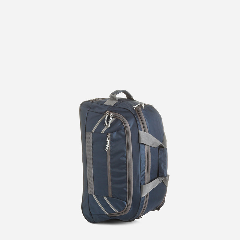 Travel Basic WDB Sport 2-Way Duffel and Trolley Bag in Navy Blue