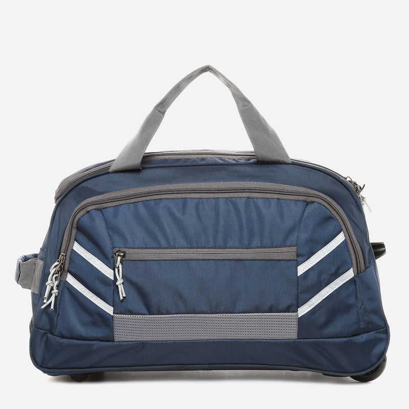 Travel Basic WDB Sport 2-Way Duffel and Trolley Bag in Navy Blue