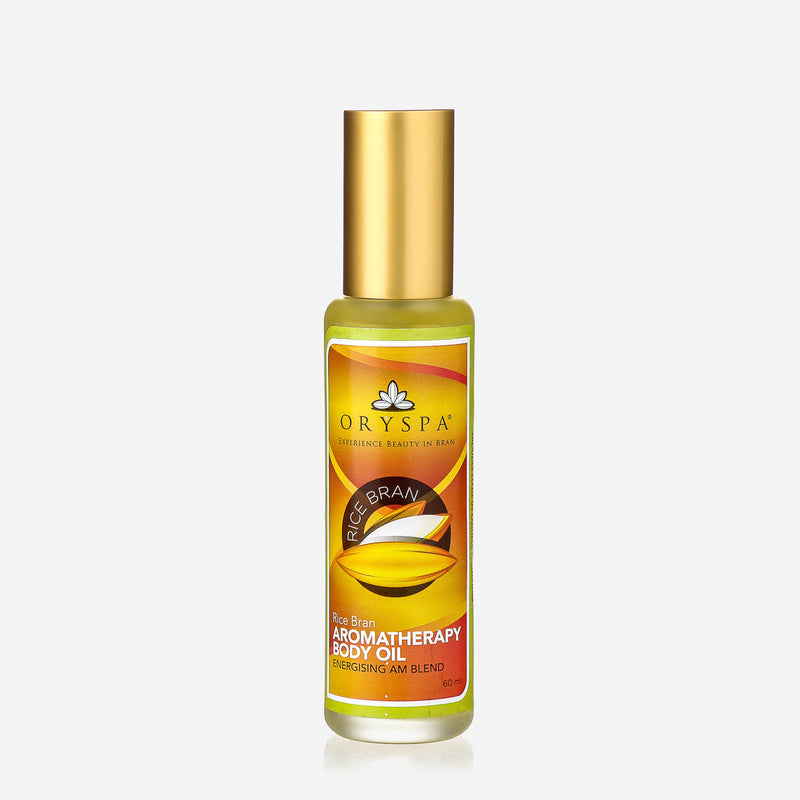 Oryspa Rice Bran AM Blend Aromatherapy Energizing Body Oil 60ml