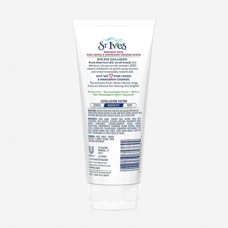 St. Ives Pink Lemon and Mandarin Orange Scrub 170g