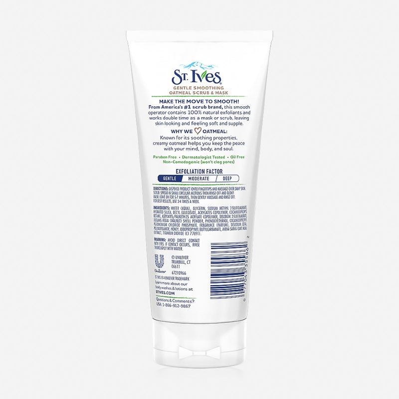 St. Ives Gentle Smoothing Oatmeal Scrub and Mask 6oz