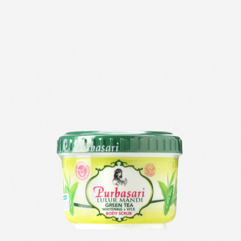 Purbasari Lulur Mandi Green Tea Whitening Body Scrub 125g