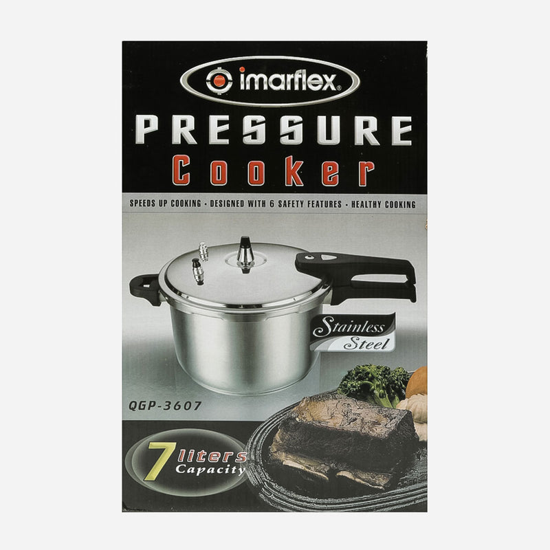 Imarflex 7L Pressure Cooker with Steamer