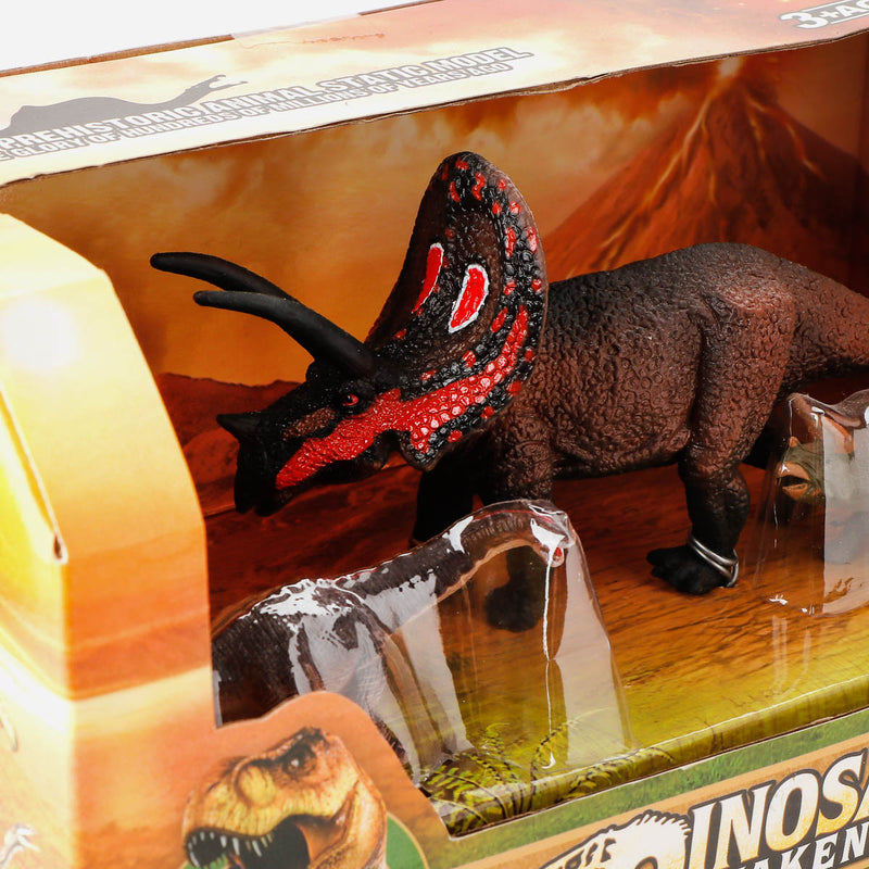 Toy Kingdom 3-Pack Dinosaur Awakening Set 1 _ Torosaurus