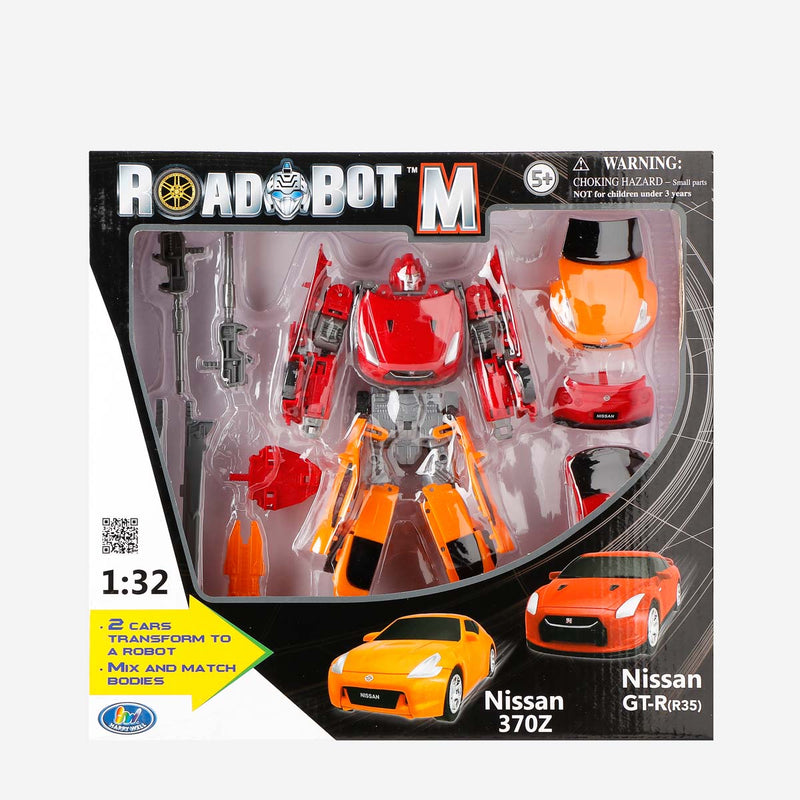 Toy Kingdom Nissan GTR Robot Car 1:32