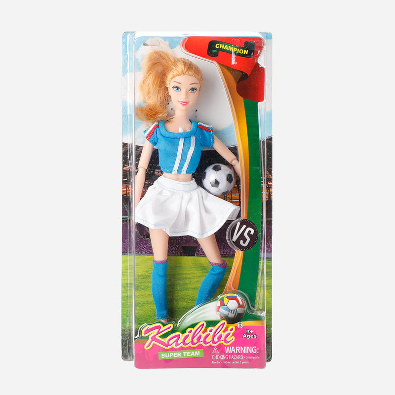 Toy Kingdom Kaibibi Sporty Champion Football Player Doll