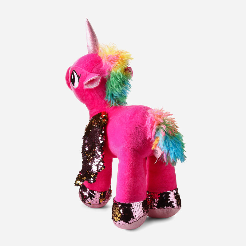 Toy Kingdom Unicorn Plush Toy with Wings 19in. _ Pink