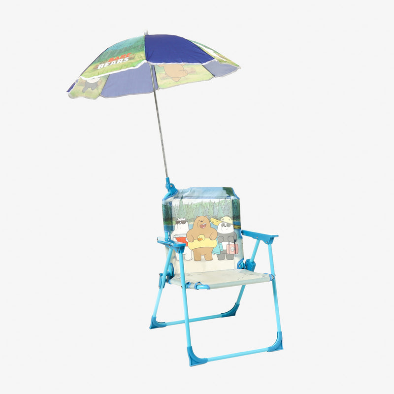 We Bare Bears Chair with Umbrella Set