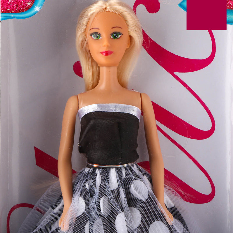 Toy Kingdom Bonnie Urban Fashion Doll _ Polka Dress