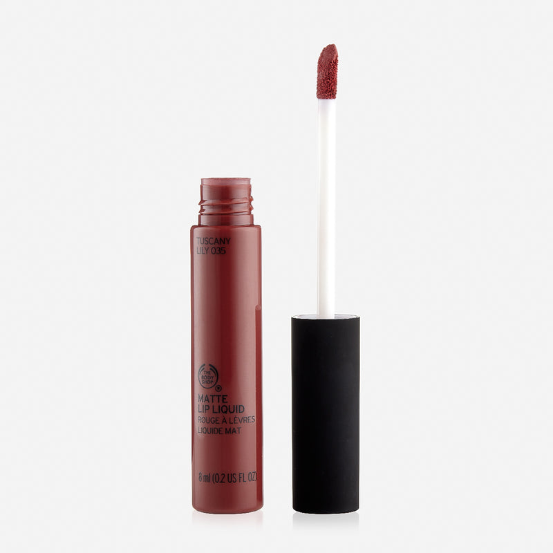 The Body Shop Matte Lip Liquid 8ml _ Tuscany Lily 035