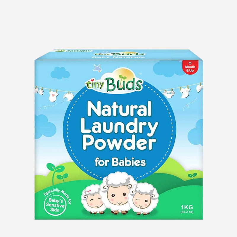 Tiny Buds Natural Laundry Powder Detergent 1KG