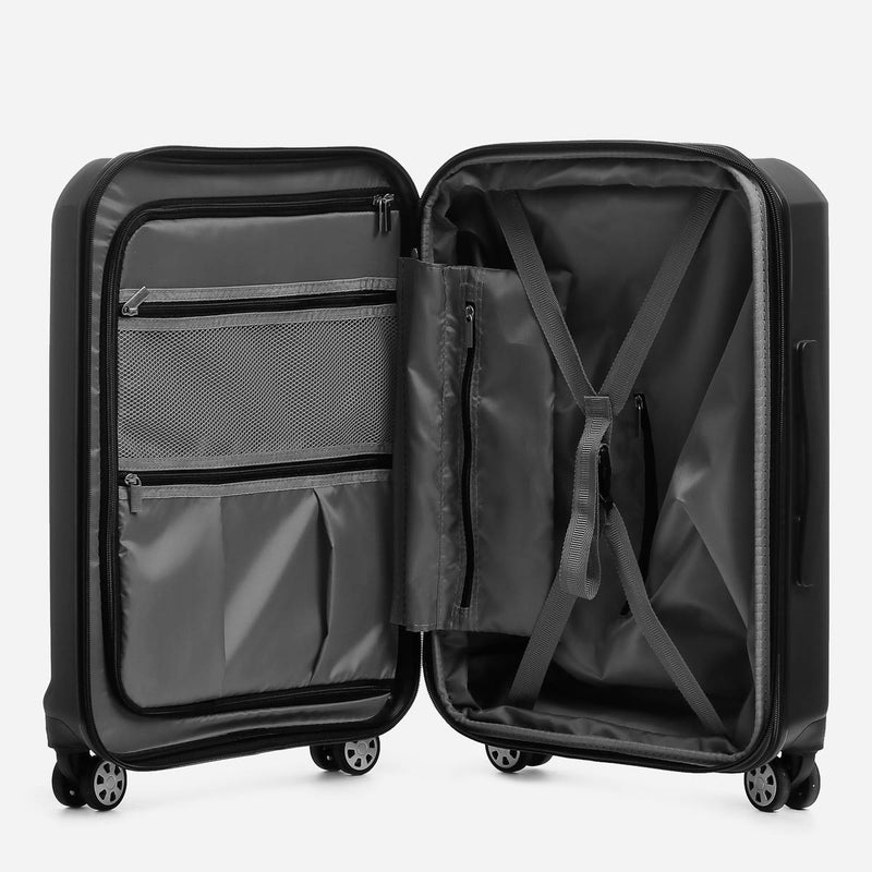 Travel Basic Bryna 20-Inch Hard Case Luggage in Black