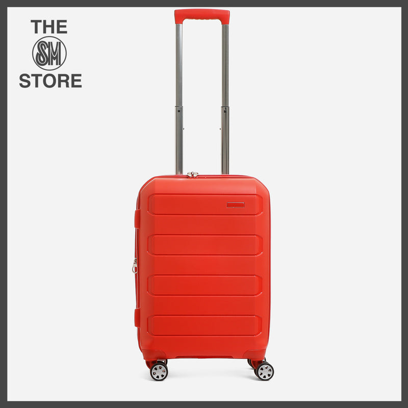 Travel Basic Bryna 20-Inch Hard Case Luggage in Red