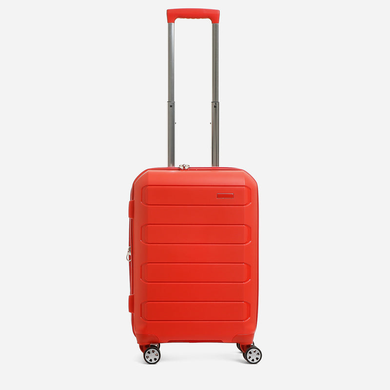 Travel Basic Bryna 20-Inch Hard Case Luggage in Red