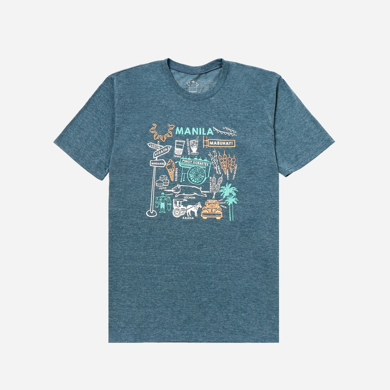 MENSCLRTSM/GREEN/M/NODIM KAMISA BY KULTURA MENS GRAPHIC TEE