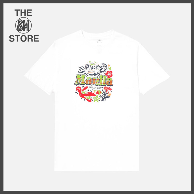 MENSWHTTSE/WHITE/L/NODIM KAMISA BY KULTURA MENS GRAPHIC TEE