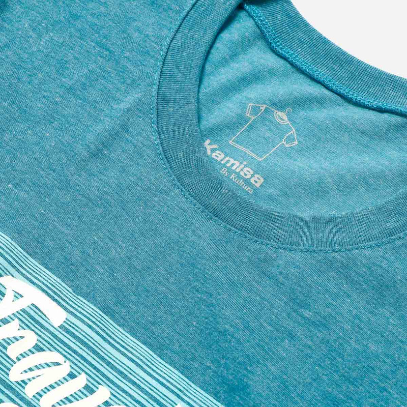 MENSCLRTSL/BLUE/L/NODIM KAMISA BY KULTURA MENS GRAPHIC TEE