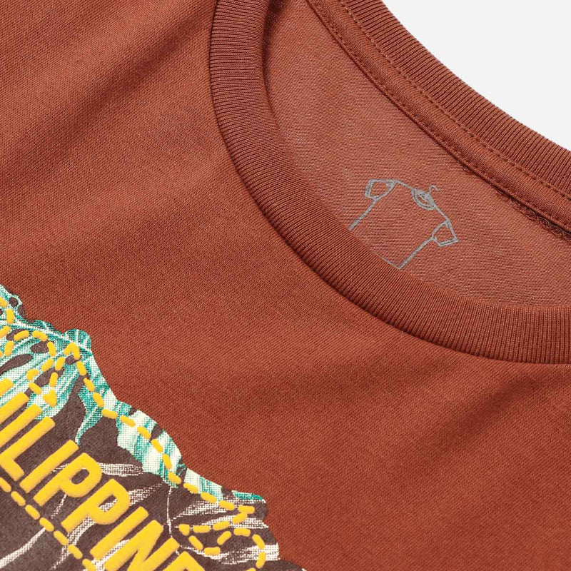 MENSCLRTSD/RUST/S/NODIM KAMISA BY KULTURA MENS GRAPHIC JEEP TEE