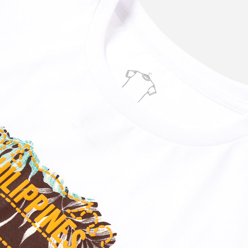 MENSCLRTSD/WHITE/S/NODIM KAMISA BY KULTURA MENS GRAPHIC JEEP TEE