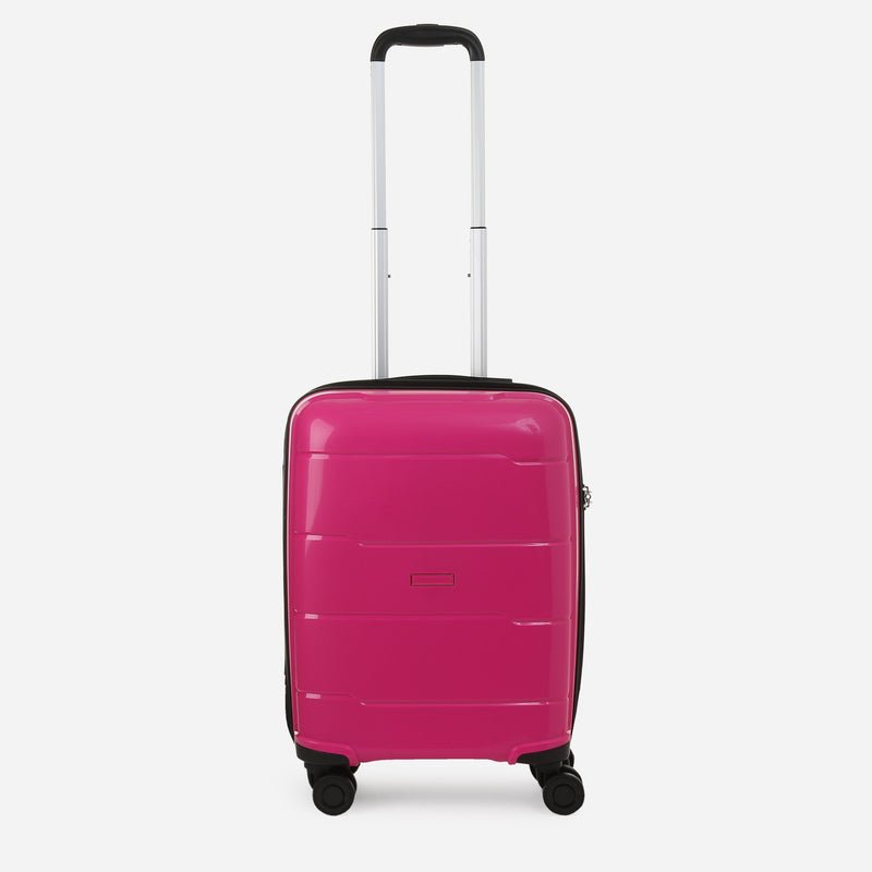 Travel Basic Chi 20-Inch Hard Case Luggage in Rose Pink