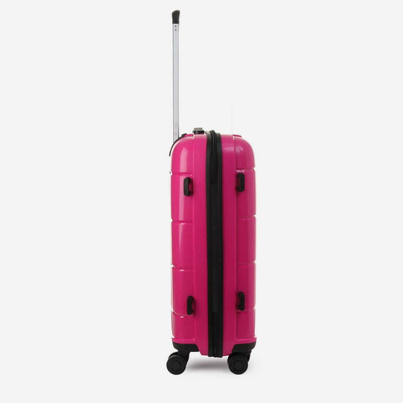 Travel Basic Chi 24-Inch Hard Case Luggage in Rose Pink