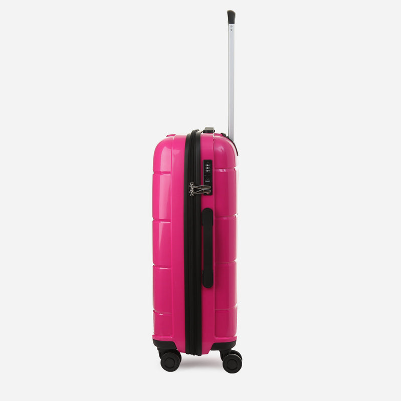 Travel Basic Chi 24-Inch Hard Case Luggage in Rose Pink