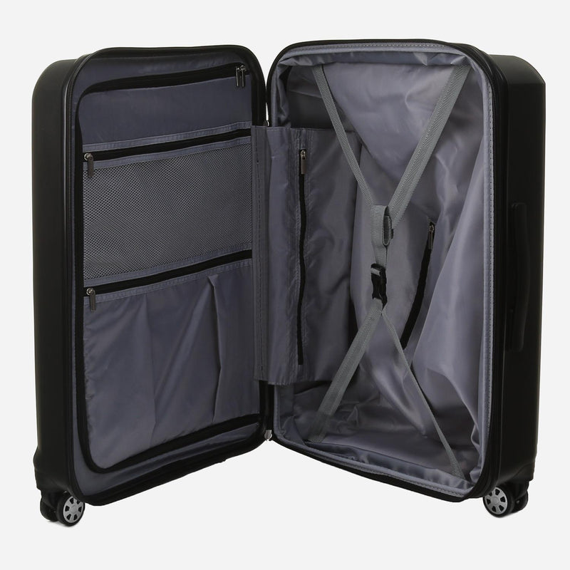 Travel Basic Bryna 24-Inch Hard Case Luggage in Black