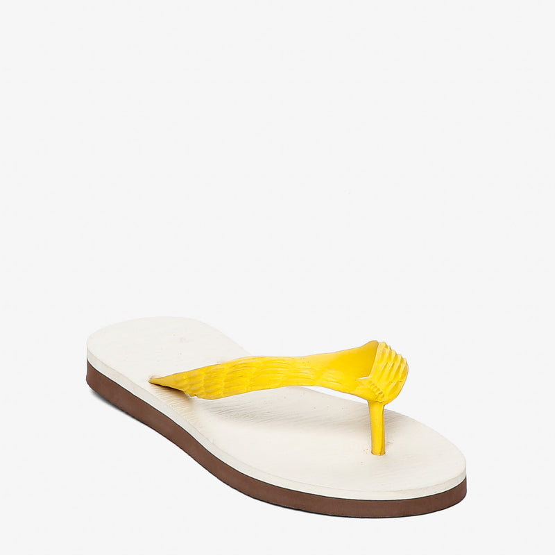 1101 BEACHWALK ORIG YEL 6 BEACHWALK ORIGINAL RUBBER THONG