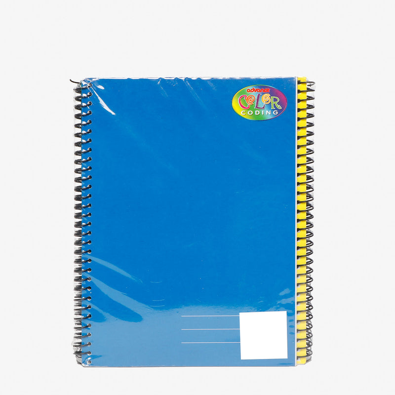 Advance 7-Pack Spiral Notebook Set with Plastic Jacket