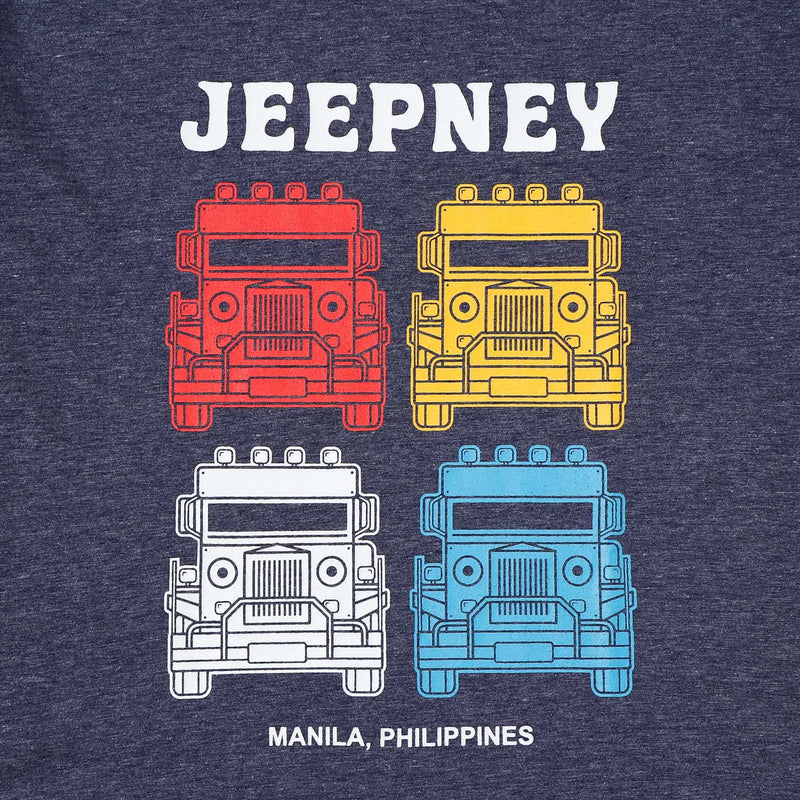 MENSCLRTSJ/BLUE/S/NODIM KAMISA BY KULTURA MENS JEEPNEY GRAPHIC TEE