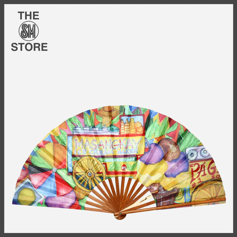 Tropiko by Kultura Bayanihan Hand Fan _ Ice Cream Cart